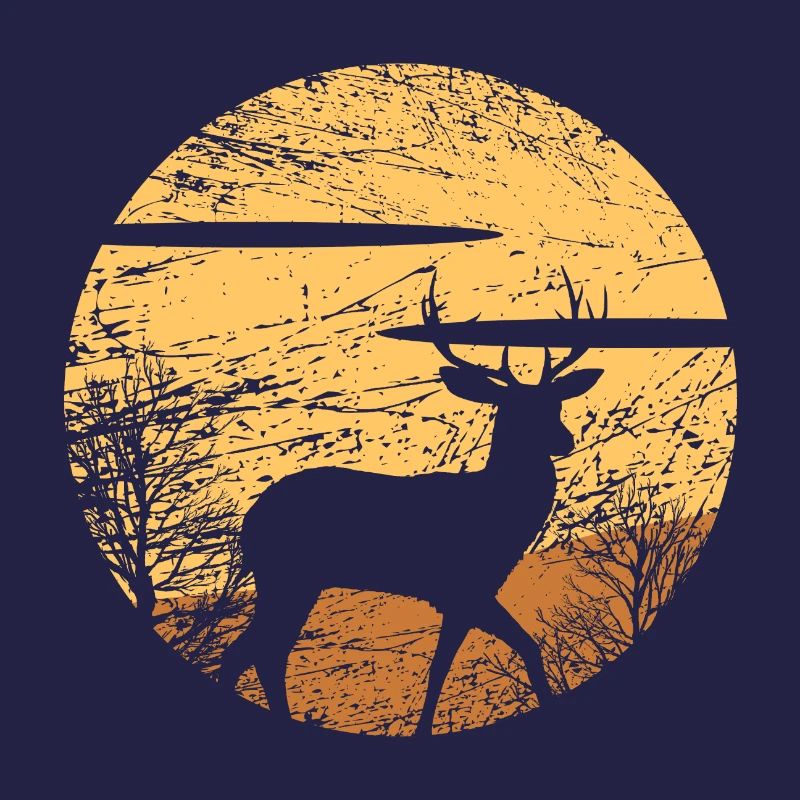 Deer. Roebuck. ramure