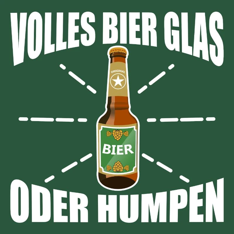 VOLLES BIER GLAS ODER HUMPEN