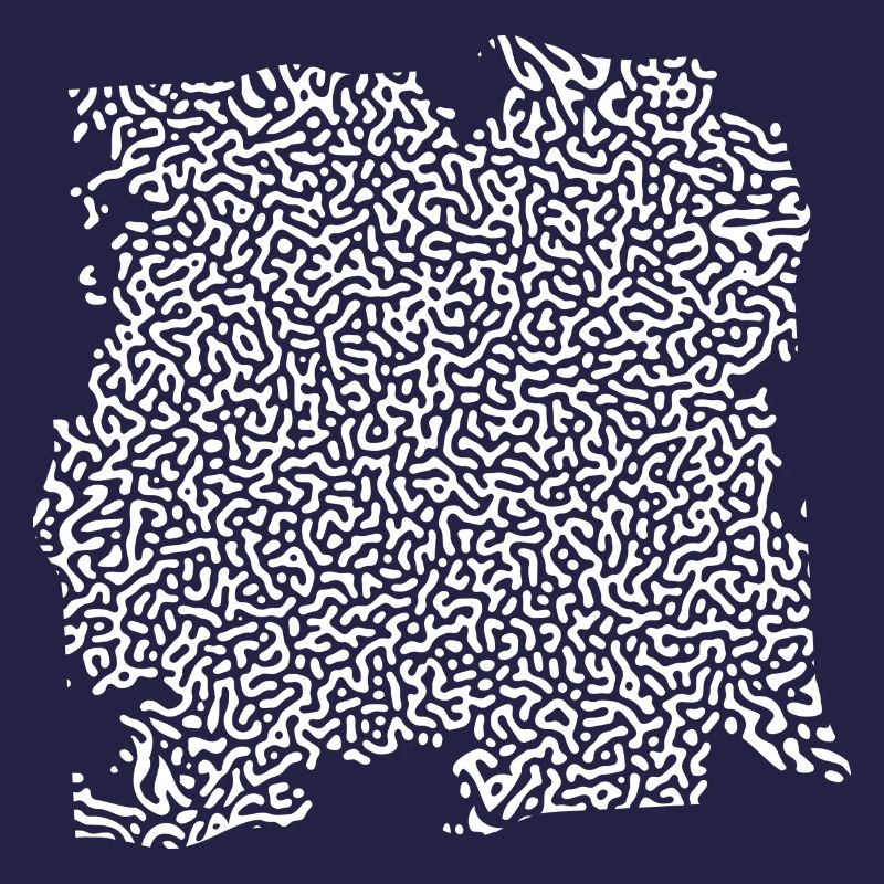 turing pattern weiss - Würmchen