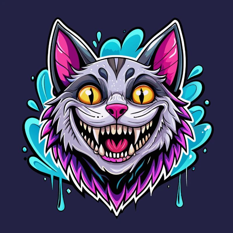 chat souriant
