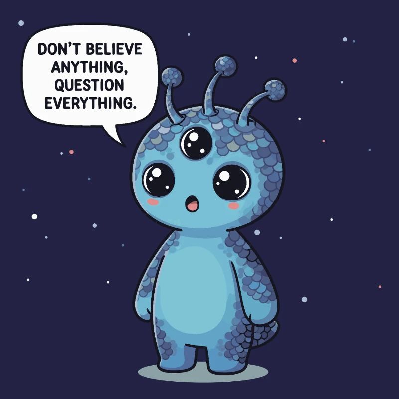Cute Alien: Statement - Question everything