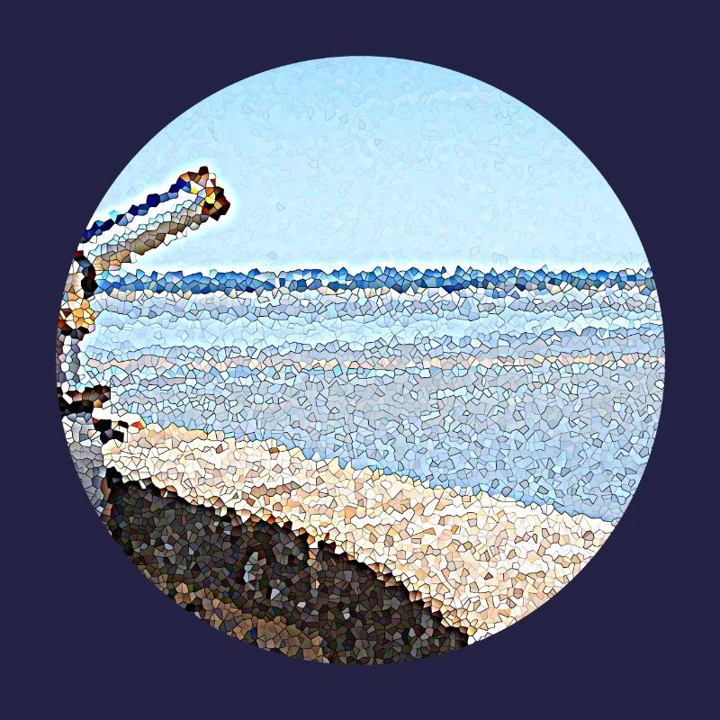 Fernblick auf das Meer