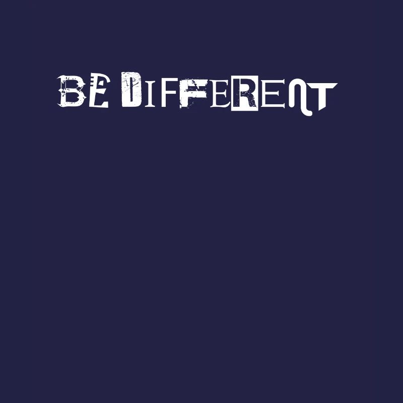 Être différent d'autres différents différents