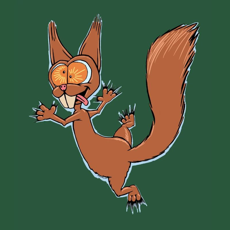 Verrücktes Eichhörnchen