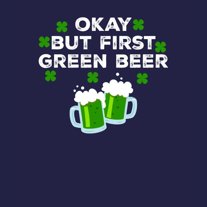 Ok mais premier vert trèfle à bière St Patricks Day