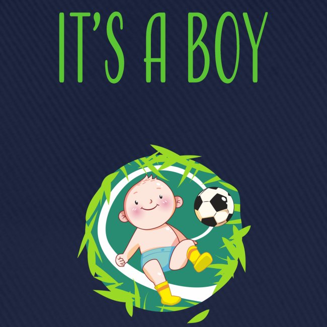 It's a Boy Fußball. Witzige Umstandsmode T-Shirt