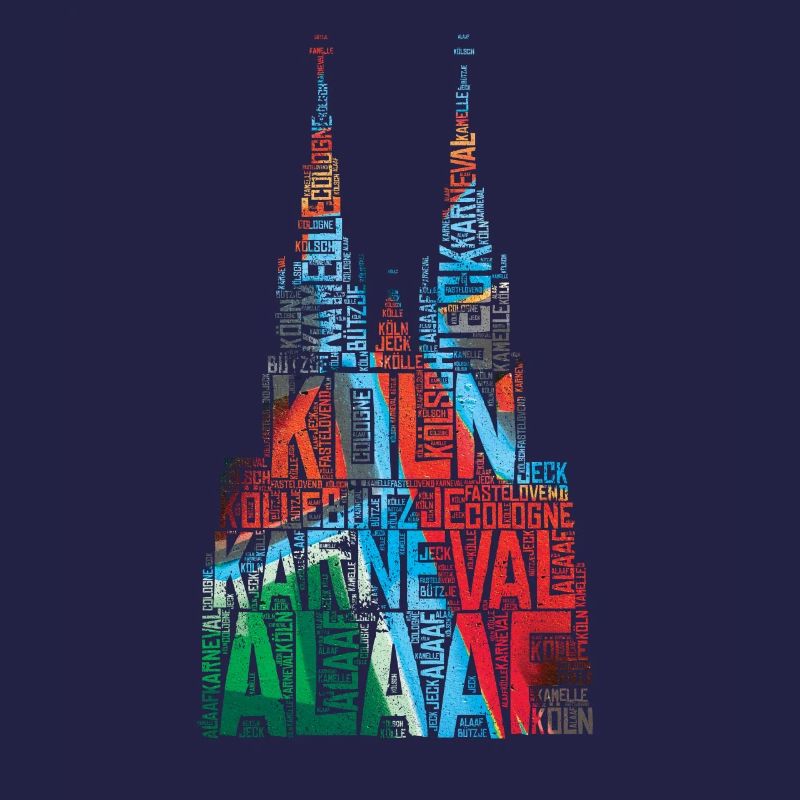 Kölner Dom Köln Karneval