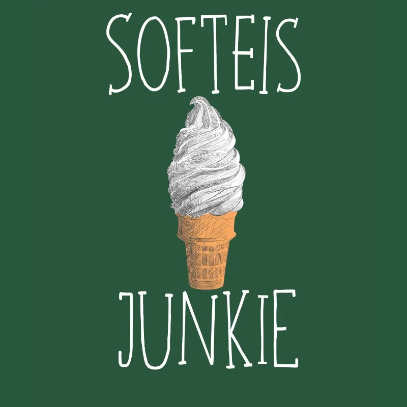 Softeis Junkie Eis Eiscreme Sommer Sonne Waffeleis