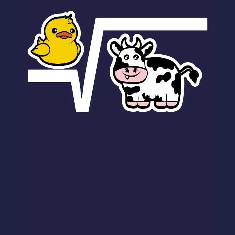 T-Shirt Math Nth Root - Duck Root