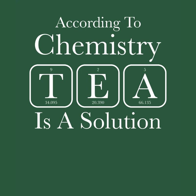 Solution de thé de chimie