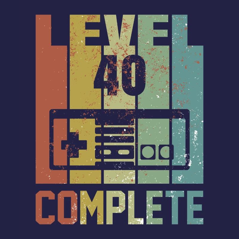 Level 40 complete Geburtstagsshirt Geschenk