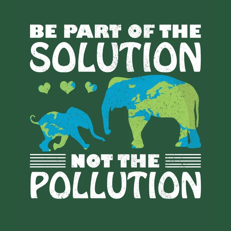 Erde Tag Elefant Spruch Umwelt Klima Geschenkidee