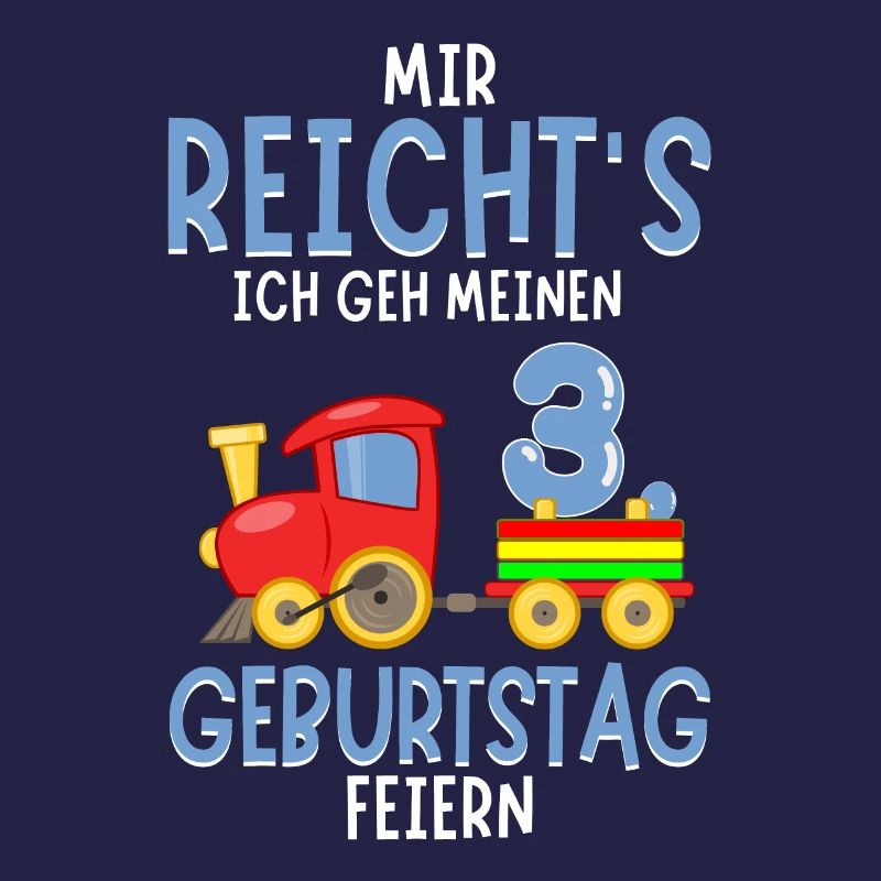 3. Geburtstag Geburtstagsgeschenk mit Eisenbahn