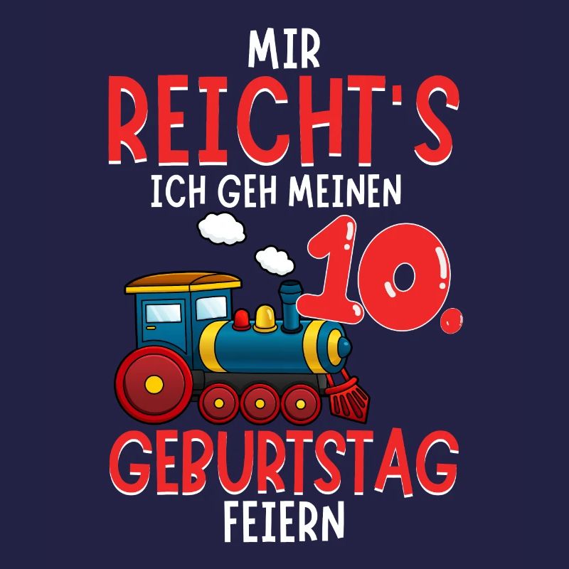 10. Geburtstag Geburtstagsgeschenk mit Eisenbahn