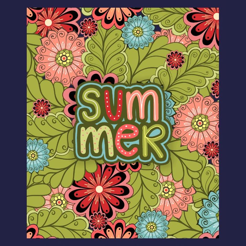 Summer, Pattern, Floral Pattern, Summer Pattern