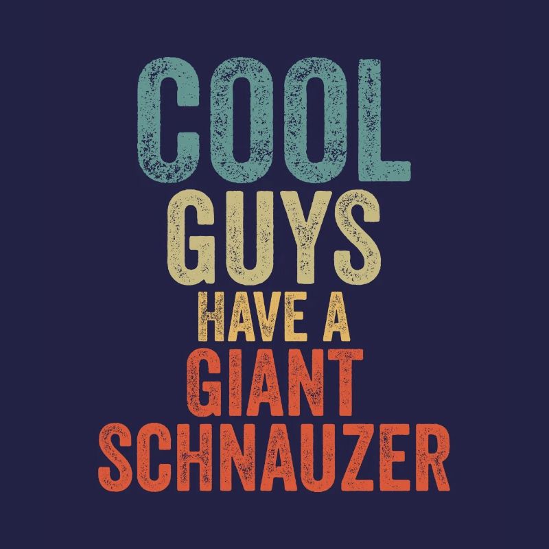 Cool Guys a un schnauzer géant