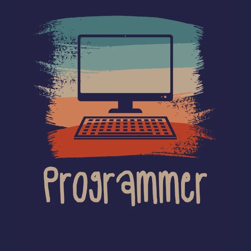 Retro Vintage Programmer Computer Programming