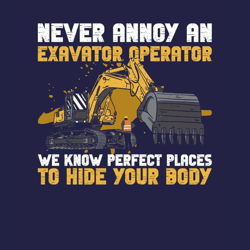 Bagger Baggerführer Baggerfahrer