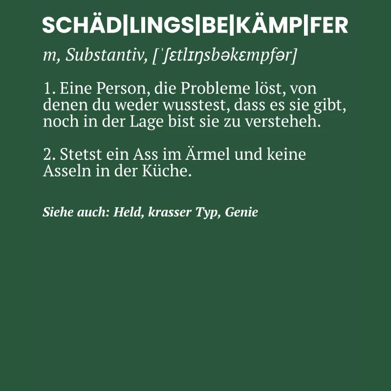Kammerjäger Schädlingsbekämpfer