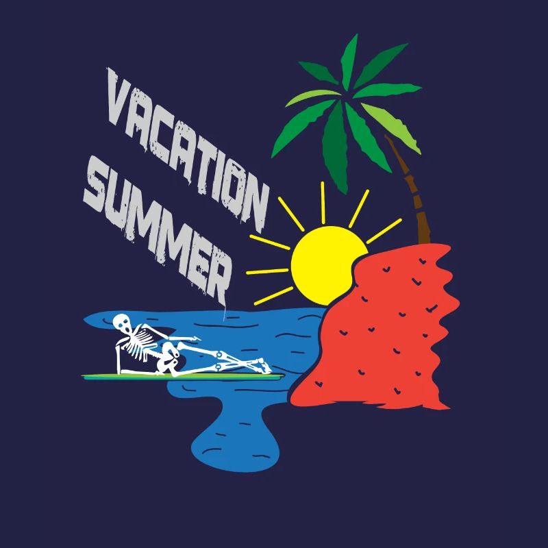 Skeleton Vacation Summer Vacation