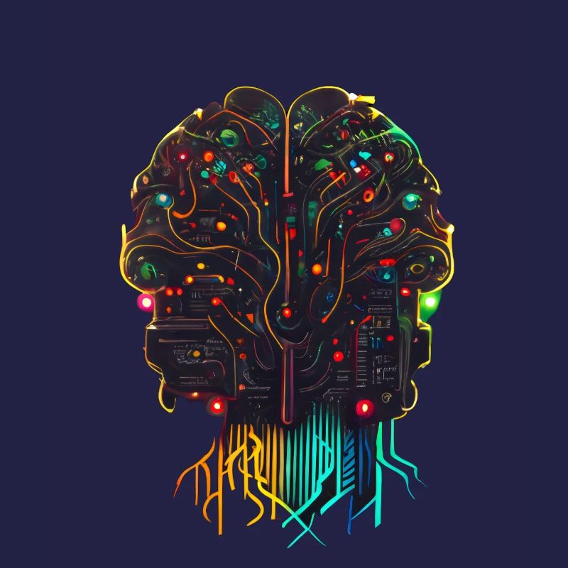 AI Artificial Intelligence Human Electric Brain
