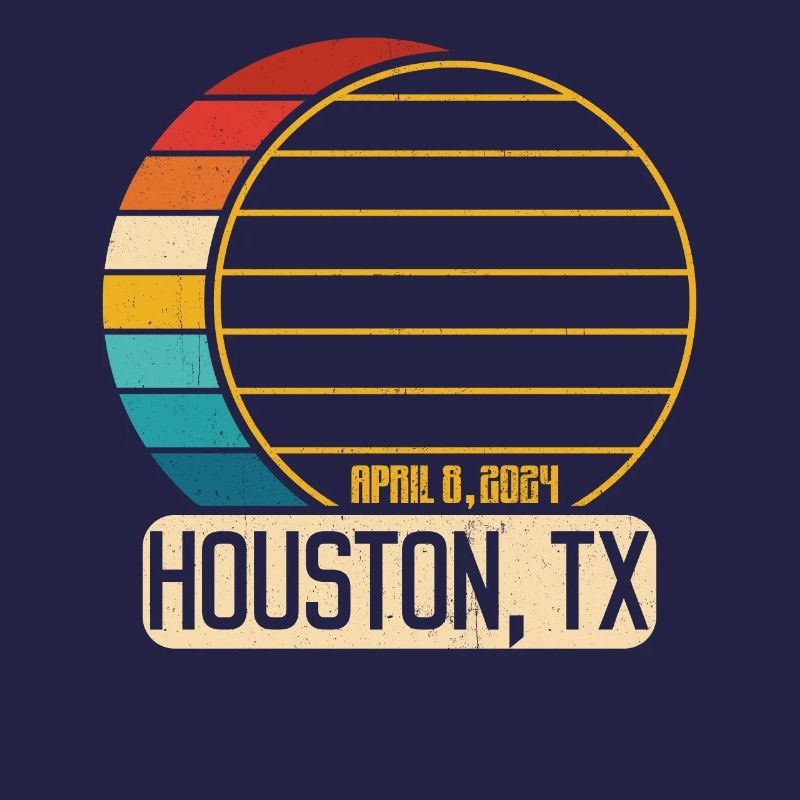 Total Solar Eclipse Texas Houston April 28, 2024