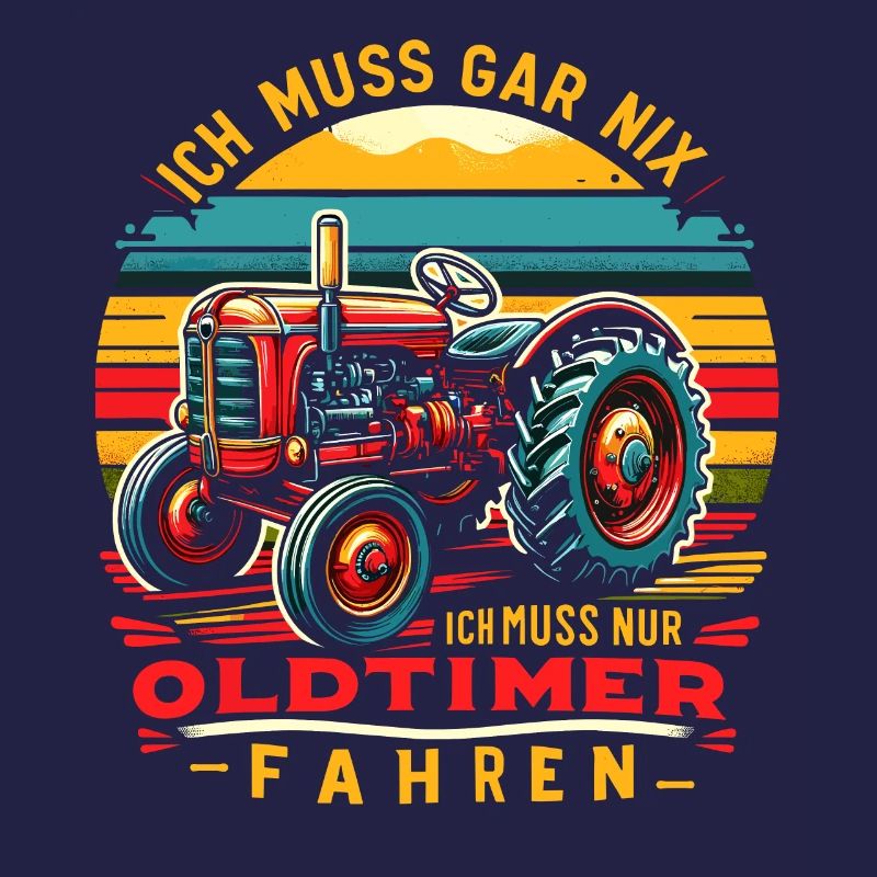 Traktor Oldtimer Landwirtschaft Geschenk Bauer