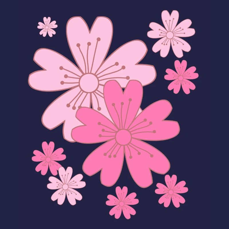 Falling Sakura Cherry Blossoms