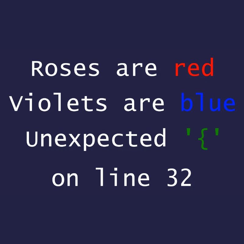 Unexpected on line | Programmer Computer Scientist