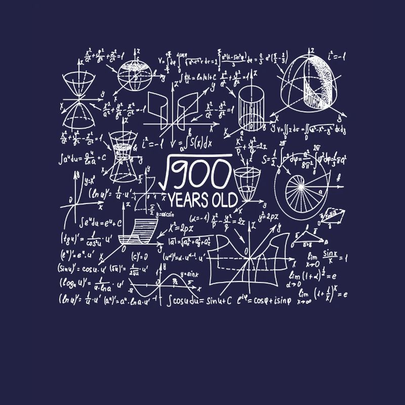 30th birthday root from 900 math nerd