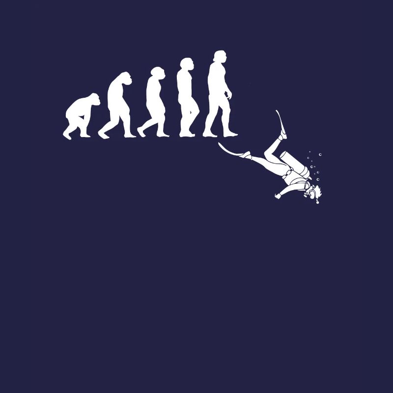 Diver evolution tshirt