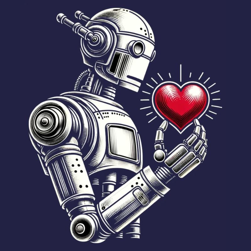 Roboter mit Herz