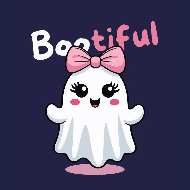 Bootiful Geist suess mit Schleife