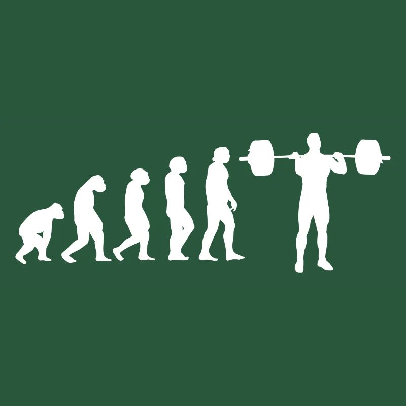 Evolution Gewichtheber