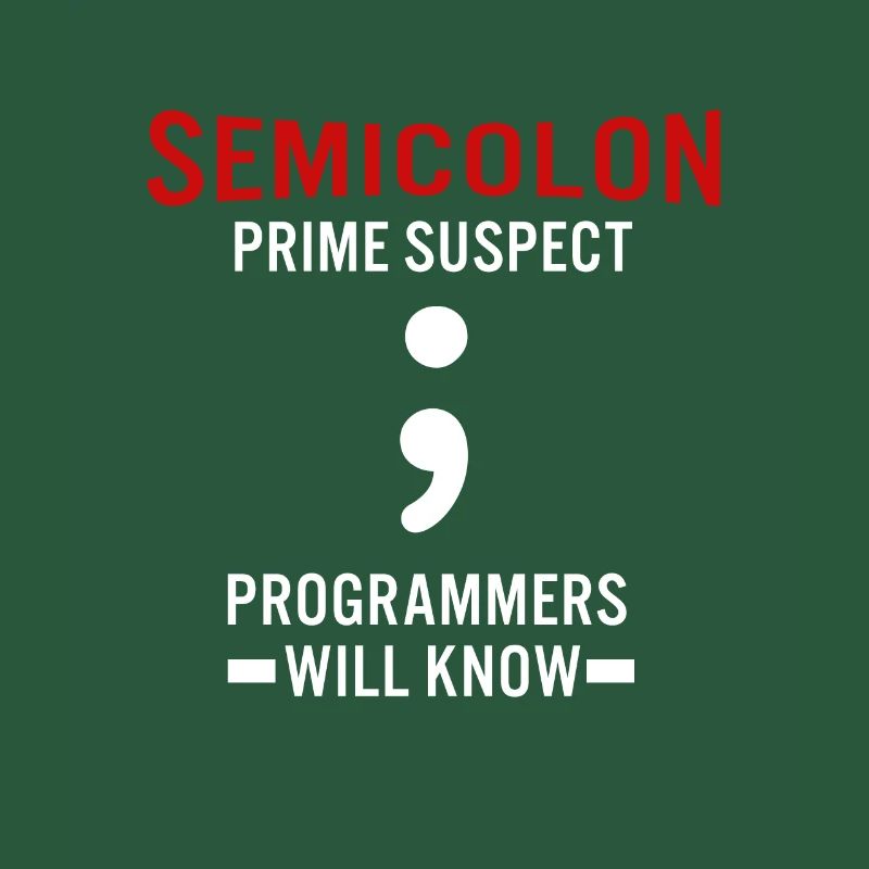 Coder Coding Point-virgule Programmeur Geek