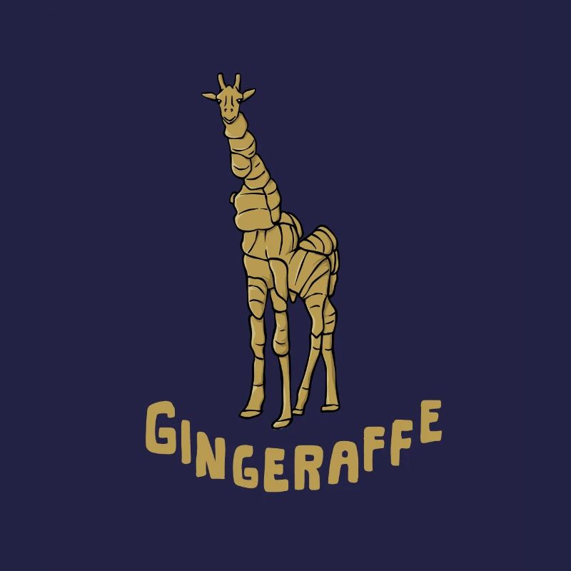 Tiere Ingwer "gingeraffer" Giraffe