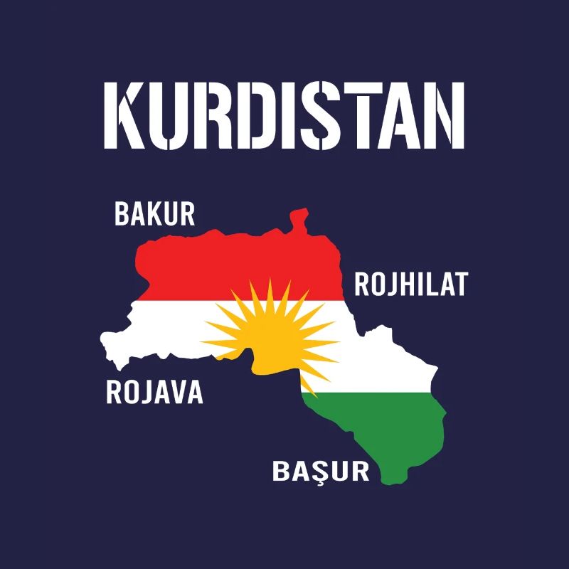 Kurdistan Flagge Bakur Bashur Rojava Rojhlt Newroz