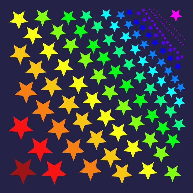 Sterne Regenbogen Geschenkidee