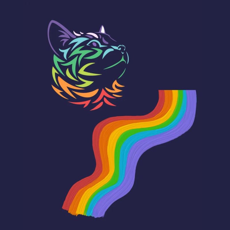 Cat Rainbow