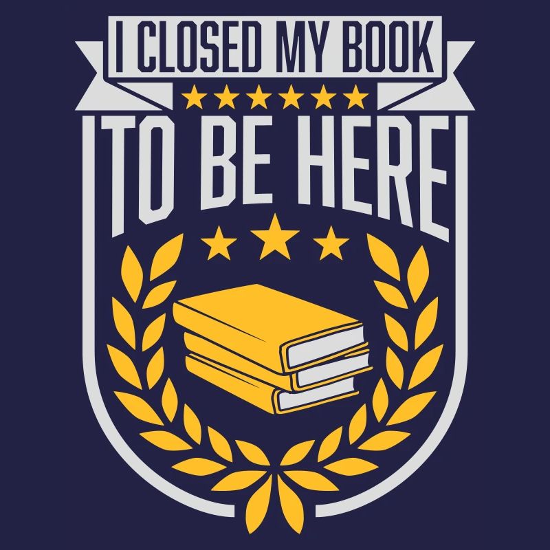 I closed my book