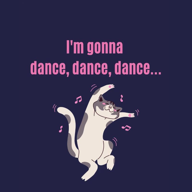 Carnival - Dance dance dance funny dancing cat