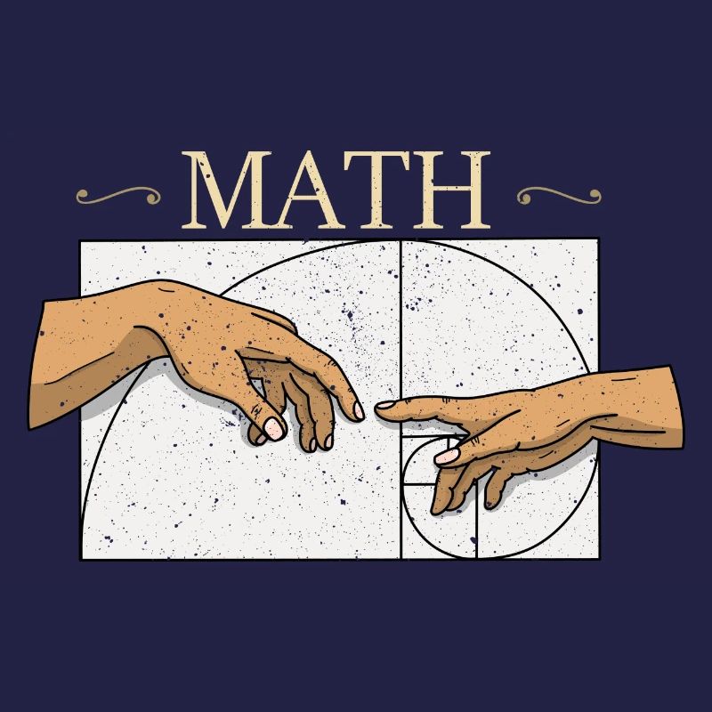 Fibonacci Numbers Math Art Geometry Geek