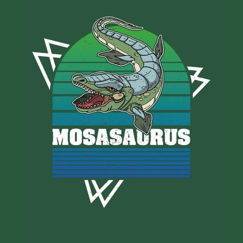Mosasaurus Urzeit Dino Kinder Spruch Geschenk