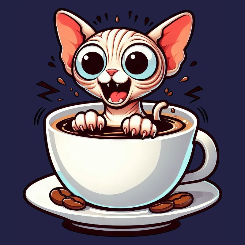 Sphinx Cat Coffee Coffee Lover Design