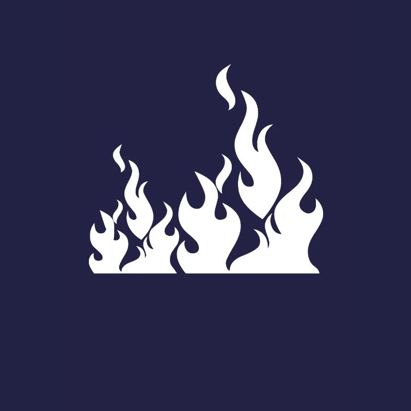 Flammen lodernd beeindruckend