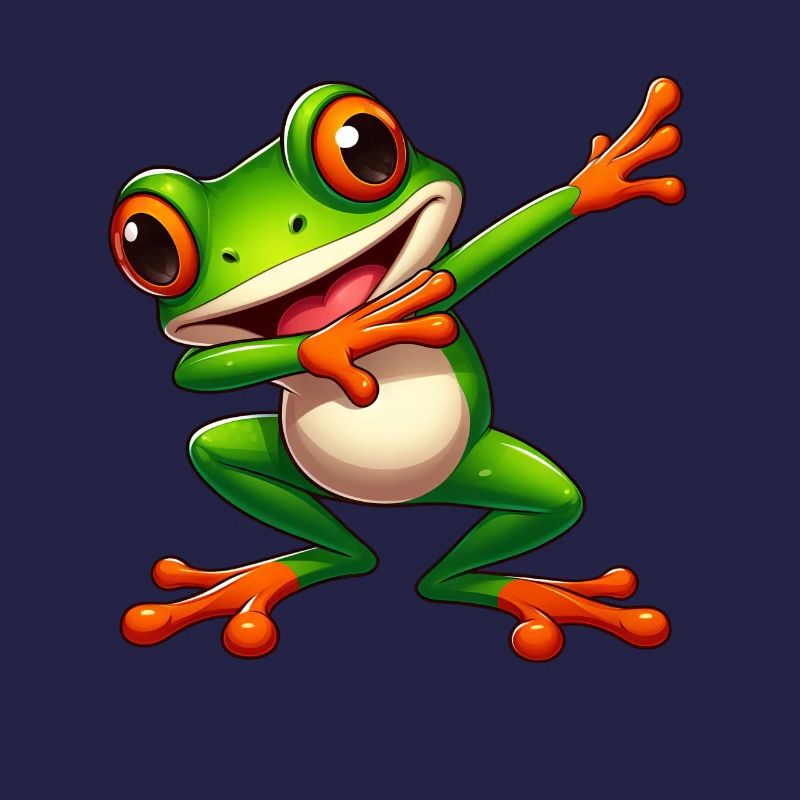 Cool Frog Dabbing Toad Style