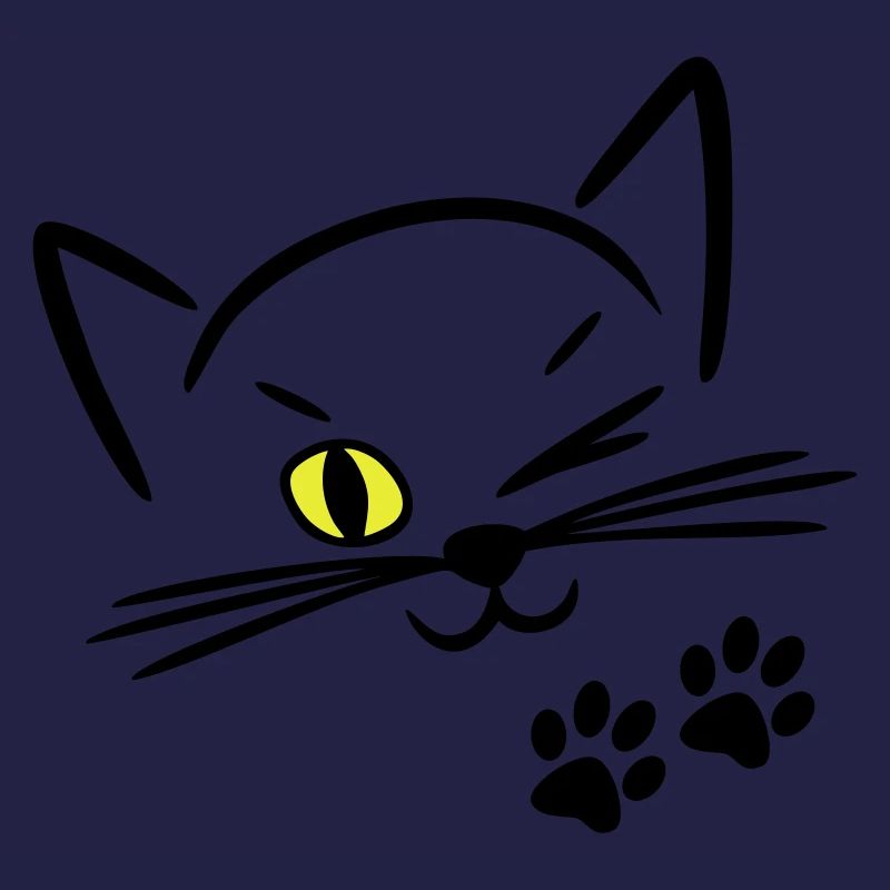 chat mignon, clin d'oeil
