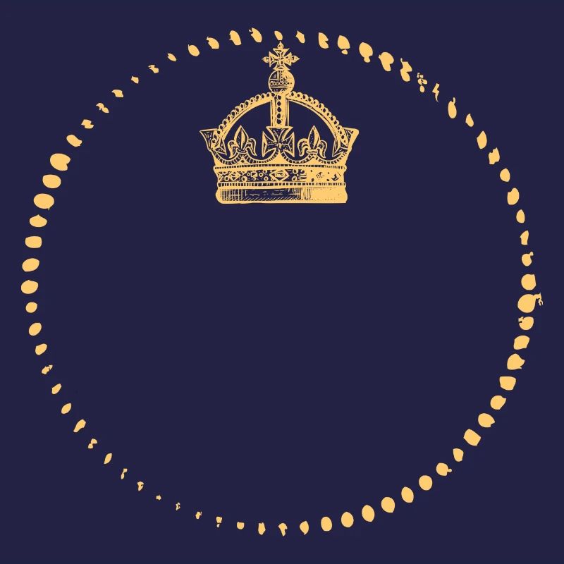Krone - King - Queen - EIGENEN TEXT EINGEBEN