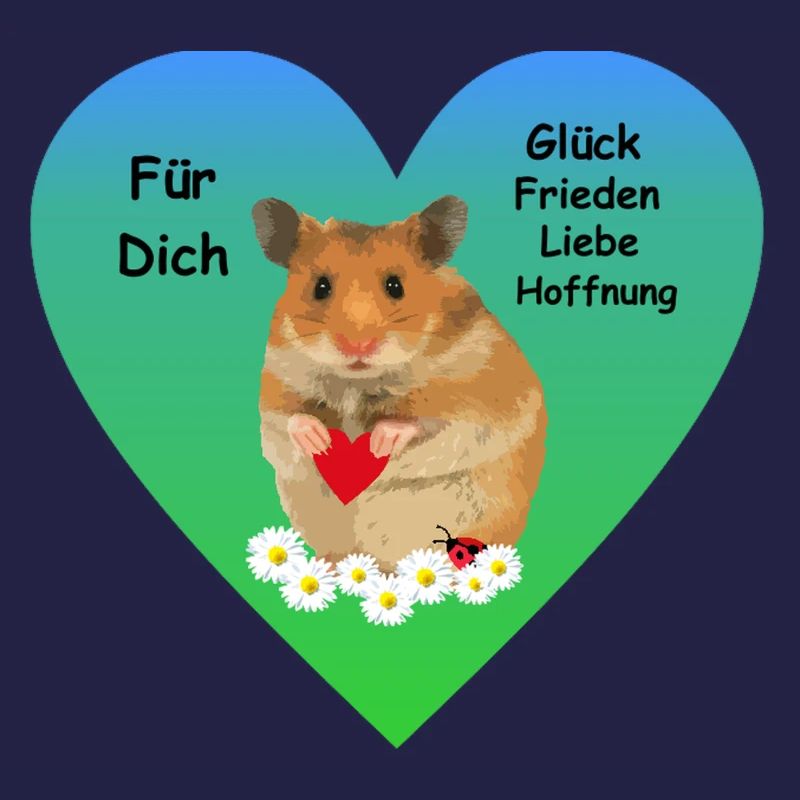 Hamster Menno Herz Mutmacher Motivation