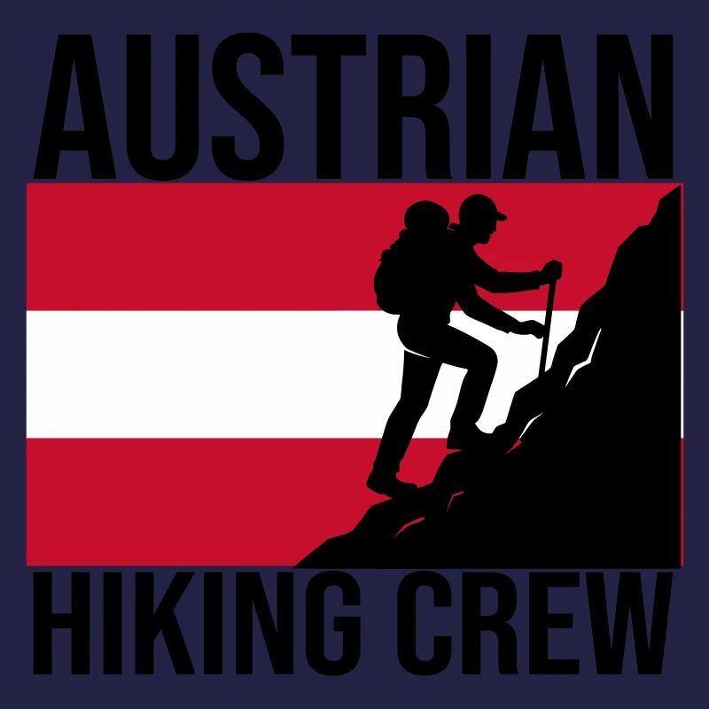 Austrian Hiking Crew Wander-Shirt